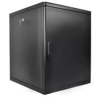 ЦМО Шкаф телекоммуникационный настенный разборный 12U (600 x 520) съемные стенки, дверь металл, цвет черный (ШРН-М-12.500.1-9005)