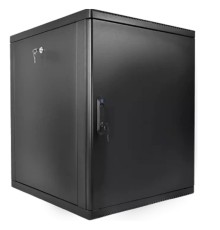 ЦМО Шкаф телекоммуникационный настенный разборный 12U (600 x 520) съемные стенки, дверь металл, цвет черный (ШРН-М-12.500.1-9005)