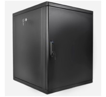 ЦМО Шкаф телекоммуникационный настенный разборный 12U (600 x 650) съемные стенки, дверь металл, цвет черный (ШРН-М-12.650.1-9005)