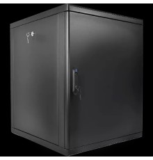 ЦМО Шкаф телекоммуникационный настенный разборный 15U (600 x 520) съемные стенки, дверь металл, цвет черный (ШРН-М-15.500.1-9005)