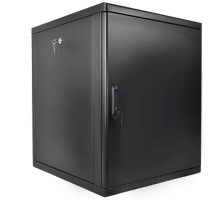 ЦМО Шкаф телекоммуникационный настенный разборный 15U (600 x 650) съемные стенки, дверь металл, цвет черный (ШРН-М-15.650.1-9005)