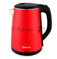 Чайник электрический Sakura SA-2150BR (2.2) красн+черн д