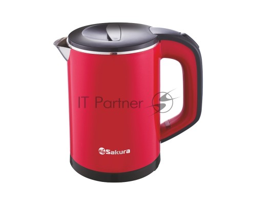 Чайник электрический Sakura SA-2158BR (0.6) красн/черн д