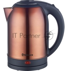 Чайник электрический Sakura SA-2121BC (2.0) медн метал+черн д