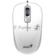 Мышь проводная Genius DX-110 белый, 1000 dpi, USB, кнопки - 3