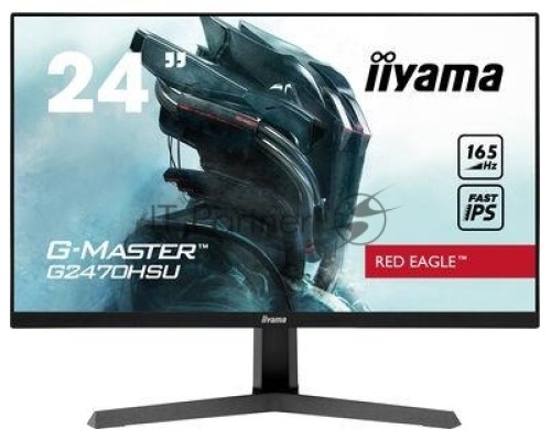 Монитор жидкокристаллический Iiyama Монитор LCD 23.8'' [16:9] 1920х1080(FHD) IPS, nonGLARE, 250cd/m2, H178°/V178°, 1100:1, 80M:1, 16.7M, 0,8 ms, HDMI, DP, Tilt, Speakers, 3Y, Black