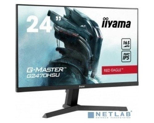 Монитор жидкокристаллический Iiyama Монитор LCD 23.8'' [16:9] 1920х1080(FHD) IPS, nonGLARE, 250cd/m2, H178°/V178°, 1100:1, 80M:1, 16.7M, 0,8 ms, HDMI, DP, Tilt, Speakers, 3Y, Black