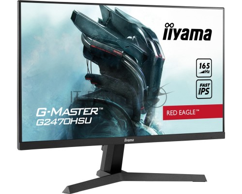 Монитор жидкокристаллический Iiyama Монитор LCD 23.8'' [16:9] 1920х1080(FHD) IPS, nonGLARE, 250cd/m2, H178°/V178°, 1100:1, 80M:1, 16.7M, 0,8 ms, HDMI, DP, Tilt, Speakers, 3Y, Black