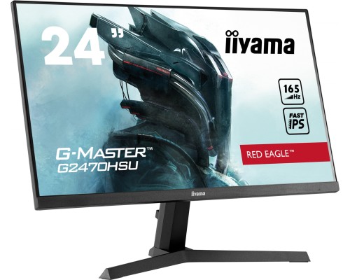 Монитор жидкокристаллический Iiyama Монитор LCD 23.8'' [16:9] 1920х1080(FHD) IPS, nonGLARE, 250cd/m2, H178°/V178°, 1100:1, 80M:1, 16.7M, 0,8 ms, HDMI, DP, Tilt, Speakers, 3Y, Black