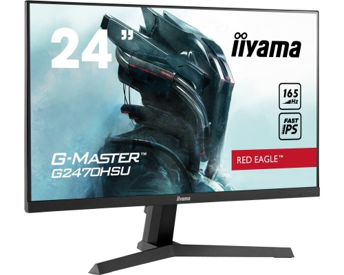 Монитор жидкокристаллический Iiyama Монитор LCD 23.8'' [16:9] 1920х1080(FHD) IPS, nonGLARE, 250cd/m2, H178°/V178°, 1100:1, 80M:1, 16.7M, 0,8 ms, HDMI, DP, Tilt, Speakers, 3Y, Black