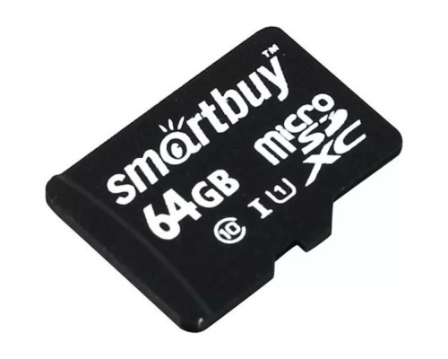 [Карта памяти ] Micro SecureDigital 64Gb Smartbuy Class 10 UHS-1 (без адаптера) (SB64GBSDCL10-00)