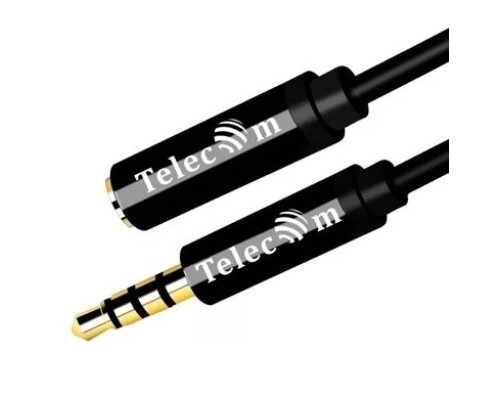 [кабели] Telecom TAV7179M-0.5M Кабель удлинит 3.5 Jack (M) - 3.5 Jack (F), 0.5м PRO