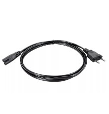 Telecom TE023-CU0.5-1.8M Кабель для аудио-видео техники IEC-320-C7, 2-pin 1,8m ,черный, медь [7958830275200]