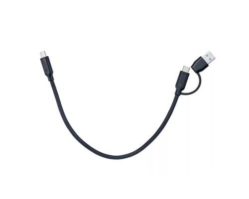 [кабели] Telecom TUS716-0.3M Кабель соединительный 2-in-1 USB-A/C to Type C,10Gbps, 0.3m