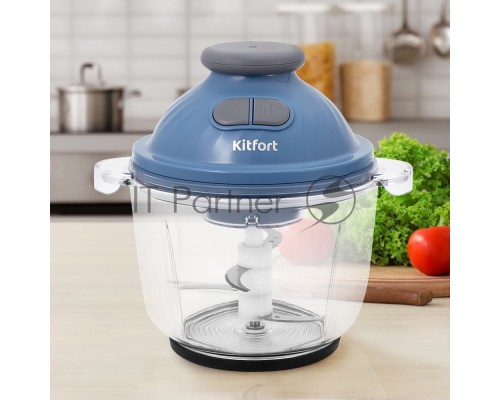 Измельчитель электрический Kitfort КТ-3013 2л. 400Вт сиреневый