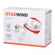 Миксер ручной Starwind SHM-251 250Вт белый/коралловый