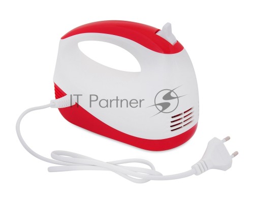 Миксер ручной Starwind SHM-251 250Вт белый/коралловый