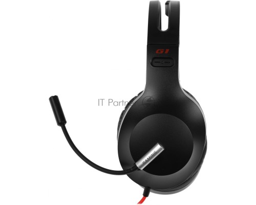 Наушники с микрофоном Edifier G1SE черный 1.3м накладные оголовье
