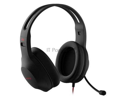 Наушники с микрофоном Edifier G1 черный 2.5м накладные USB оголовье