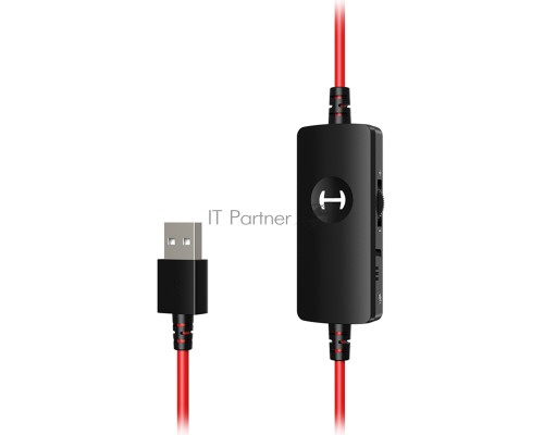 Наушники с микрофоном Edifier G1 черный 2.5м накладные USB оголовье