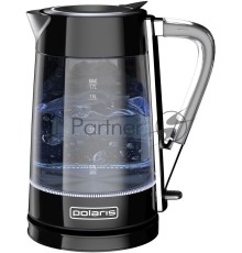 Электрический чайник Polaris PWK 1715 CGL 1.7л. 2200Вт черный (корпус: стекло)