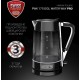 Электрический чайник Polaris PWK 1715 CGL 1.7л. 2200Вт черный (корпус: стекло)