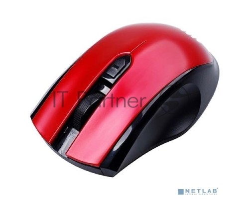 Мышь беспроводная Acer OMR032 черный/красный, 1600 dpi, радиоканал, USB, кнопки - 4