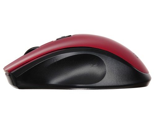 Мышь беспроводная Acer OMR032 черный/красный, 1600 dpi, радиоканал, USB, кнопки - 4