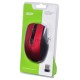 Мышь беспроводная Acer OMR032 черный/красный, 1600 dpi, радиоканал, USB, кнопки - 4