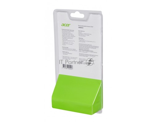 Мышь беспроводная Acer OMR032 черный/красный, 1600 dpi, радиоканал, USB, кнопки - 4