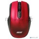 Мышь беспроводная Acer OMR032 черный/красный, 1600 dpi, радиоканал, USB, кнопки - 4