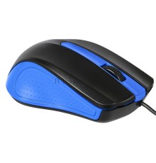 Мышь проводная Acer OMW011 черный/синий, 1200 dpi, USB, кнопки - 3