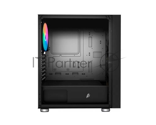 Компьютерный корпус 1STPLAYER AR-7 / ATX, tempered glass / 4x 140mm LED fans inc. / AR-7-4G6P