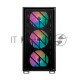 Компьютерный корпус 1STPLAYER AR-7 / ATX, tempered glass / 4x 140mm LED fans inc. / AR-7-4G6P