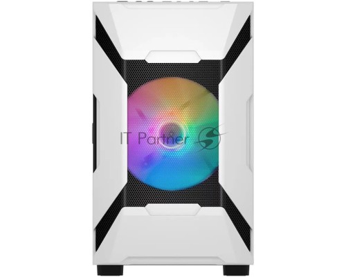 Компьютерный корпус 1STPLAYER DK D3-A WHITE / mATX, tempered glass / 2x 140mm LED fans inc. / D3-A-WH-2G6P
