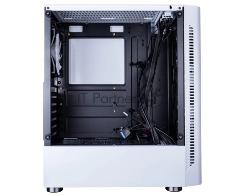Компьютерный корпус 1STPLAYER DK D4 WHITE / ATX, tempered glass, metal mesh / 4x 120mm LED fans inc. / D4-WH-4G6