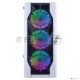 Компьютерный корпус 1STPLAYER DK D4 WHITE / ATX, tempered glass, metal mesh / 4x 120mm LED fans inc. / D4-WH-4G6