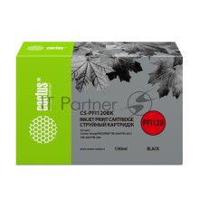 Картридж струйный Cactus CS-PFI120BK черный (130мл) для Canon imagePROGRAF TM-200/TM-205/TM-300/TM-305