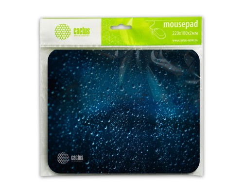 Коврик для мыши Cactus CS-MP-P05XS Микро черный 220x180x2мм