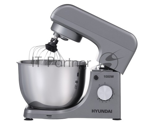 Миксер планетарный Hyundai HYM-S5451 1000Вт серый/черный