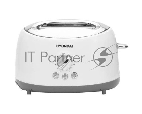 Тостер Hyundai HYT-8003 700Вт белый/серый