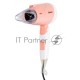 Фен Blackton Bt HD1001C White-Pink Мощность 1000 Вт, Напряжение 220 В, 50 Гц, Регулировка воздушного потока 2, Регулировка температуры 3, Складная ручка, Петля для подвешивания, Концентратор.