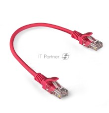 Патч-корд ExeGate EX286372RUS UTP-RJ45-RJ45-5e-0,3M-LSZH-RD, UTP, cat.5e, LSZH, 0.3м, красный