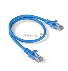 Патч-корд ExeGate EX286380RUS UTP-RJ45-RJ45-5e-0,5M-LSZH-BL, UTP, cat.5e, LSZH, 0.5м, синий