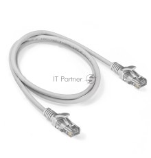 Патч-корд ExeGate EX286381RUS UTP-RJ45-RJ45-5e-1M-LSZH-GY, UTP, cat.5e, LSZH, 1м, серый