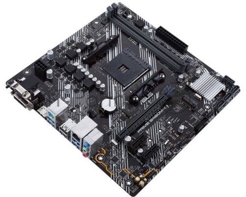 Материнская плата ASUS PRIME B450M-K II, Socket AM4, AMD B450, 2xDDR4, 4xSATA, 1xM.2, 1xPCI-E 3.0 x16, 2xPCI-E x1, 1xDVI-D, 1xHDMI, 1xVGA, 1x 1Gb LAN, 4xUSB-A 3.2 Gen 1, 2xUSB-A 2.0, 3x3.5 мм, 7.1, Micro-ATX
