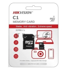 Флеш карта microSDHC 32GB Hikvision HS-TF-C1(STD)/32G/Adapter