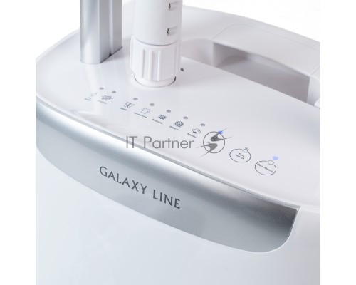 Отпариватель Galaxy Line GL 6208, белый, стационарный, 1900 Вт, объем контейнера 2 л, 6 режимов