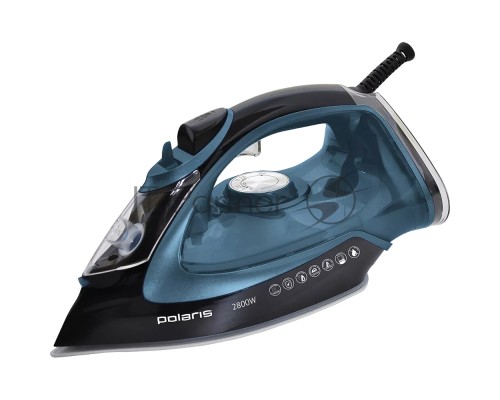 Утюг Polaris PIR2821AK 3m черный/бирюзовый 2800Вт