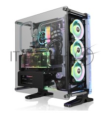 Компьютерный корпус Thermaltake DistroCase 350P CA-1Q8-00M1WN-00 Black/Win/SPCC/PMMA/Tempered Glass*1